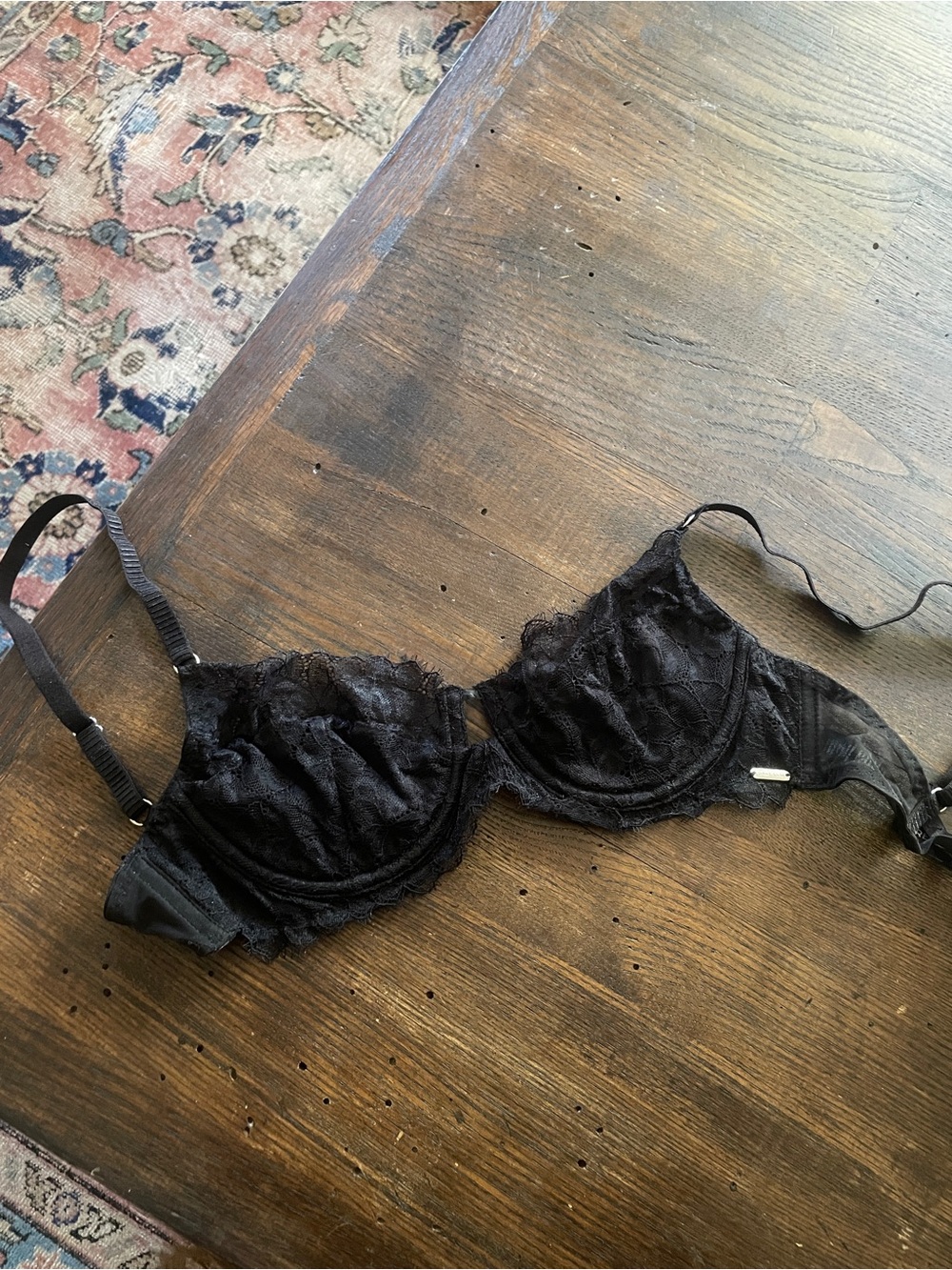 BARELOU Women’s Designer Lingerie Bra and Thong Set